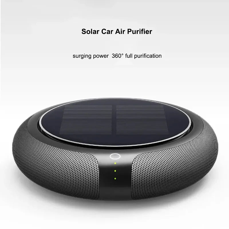Solar Car Air Purifier HEPA Filter | 3-Speed & Aromatherapy Car Air Purifier QXL