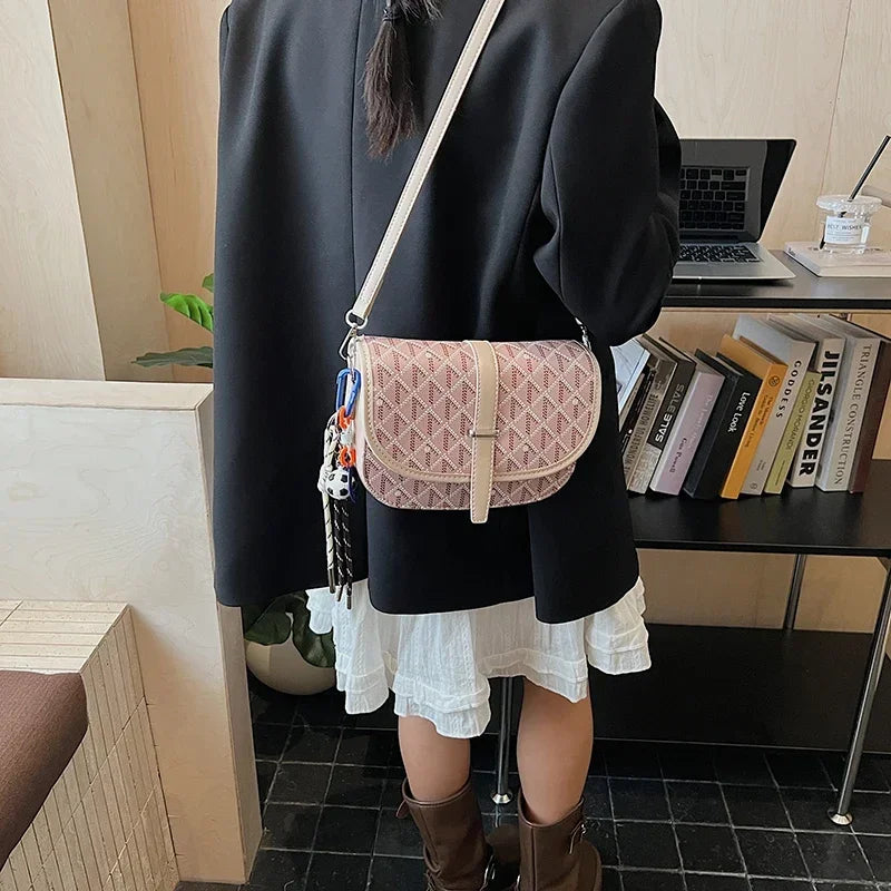 Women's Faux Leather Bucket Bag | Drawstring & Tassel Women's Bucket Bag QXL