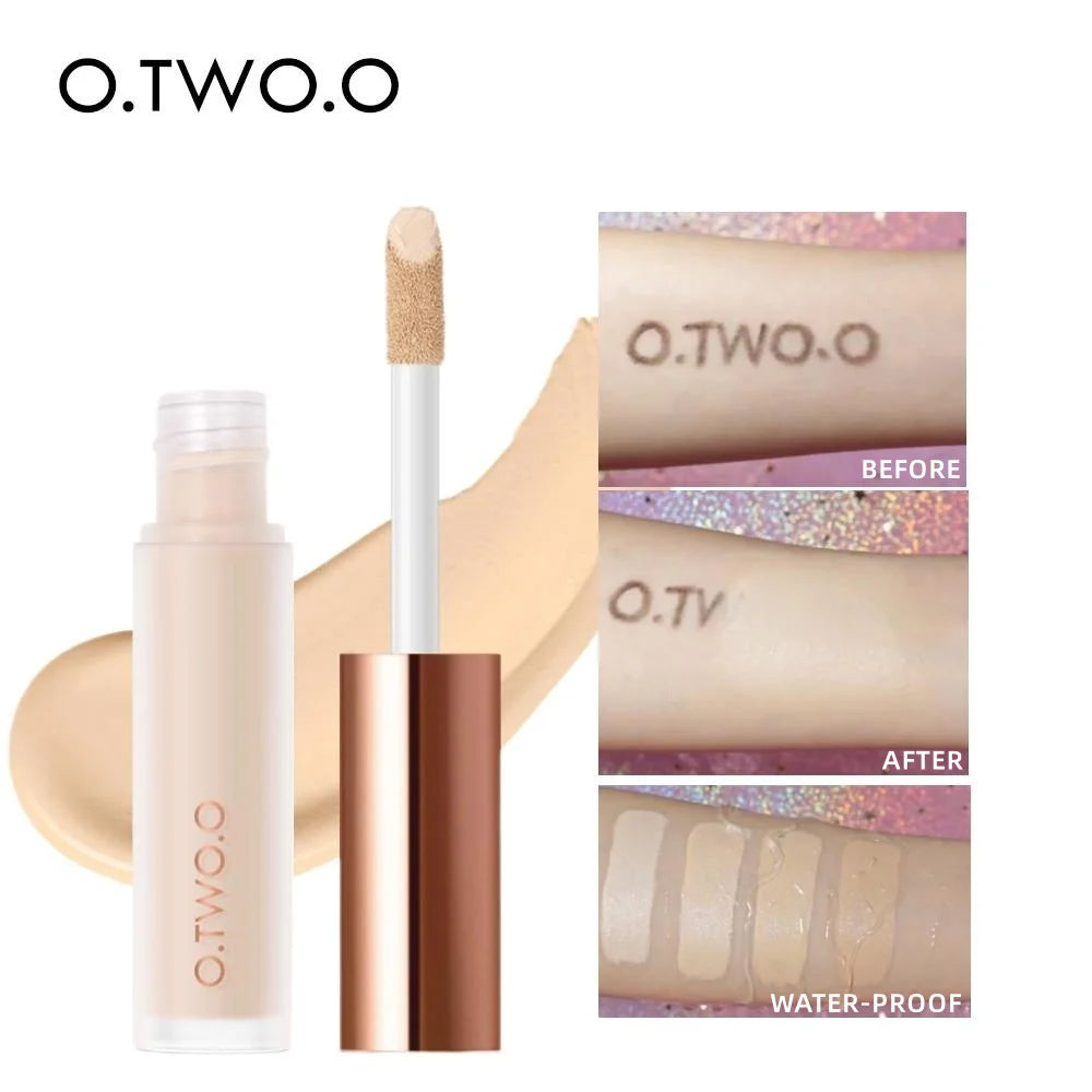 O.TWO.O Liquid Concealer | 4 Shades Waterproof Full Coverage Liquid Concealer QXL