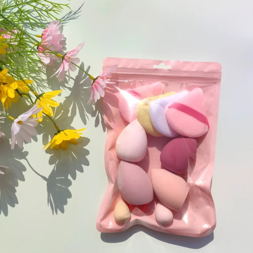 11/12-Pc Makeup Sponge Blender Set | Foundation Powder Puff Makeup Sponge Set QXL