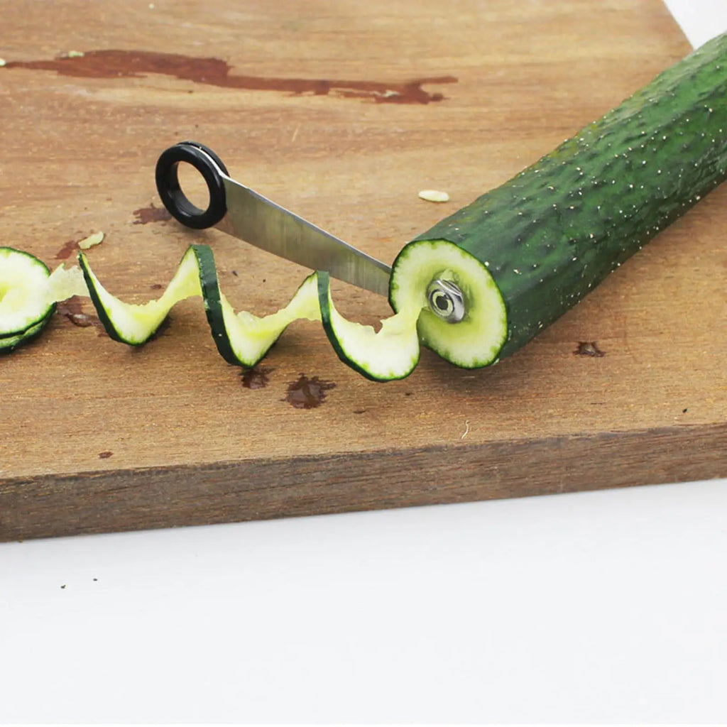 Handheld Vegetable Spiralizer – Stainless Steel Spiral Cutter Vegetable Spiralizer QXL