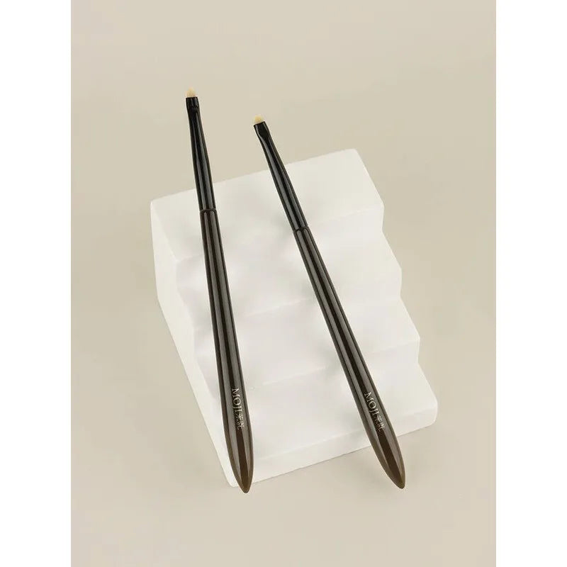 Ultra-Fine Angled Eyeliner Brush | Flat Head Detail Brush Eyeliner Brush QXL