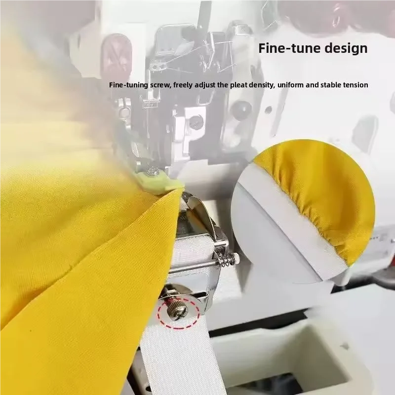 Adjustable Overlock Presser Foot – Elastic & Flanging Sewing Tool Sewing Machine Presser Foot QXL