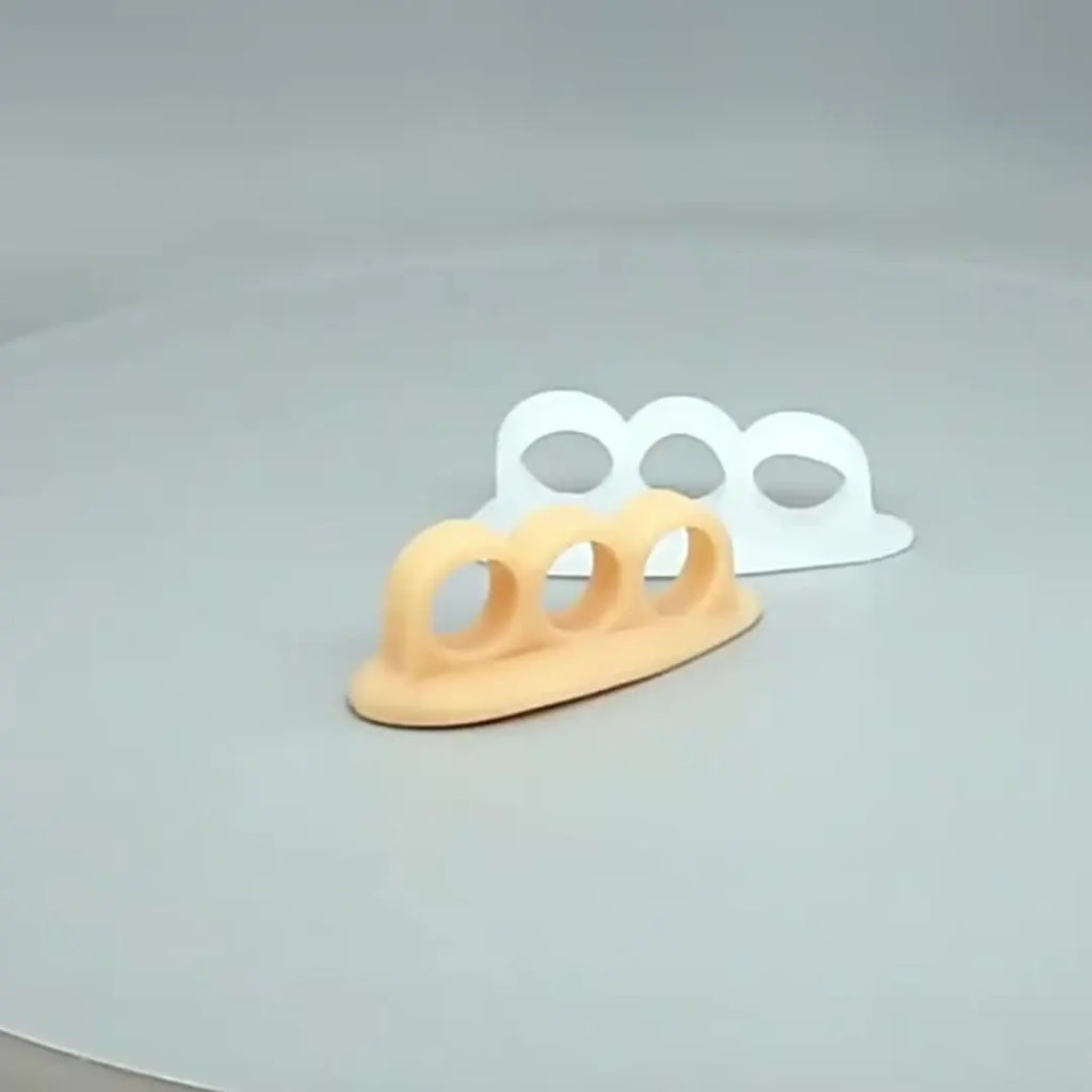 5-Pair Silicone Toe Separators 3-Hole Spacers | 10 Pcs Silicone Toe Separators QXL