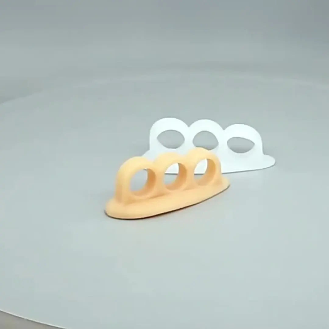 5-Pair Silicone Toe Separators 3-Hole Spacers | 10 Pcs Silicone Toe Separators QXL
