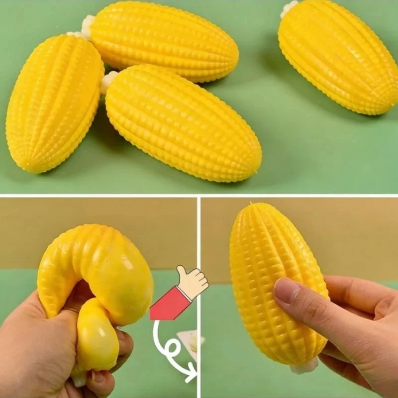 Squishy Corn Slow-Rising Fidget Toy | Soft TPE Squeeze Toy Squishy Fidget Toy QXL