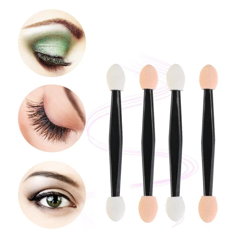 50/100-Pack Dual-Sided Eyeshadow Sponge Brushes | Applicators Eyeshadow Sponge Brush QXL