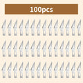 Metal Carving Knife Set | Wood, Leather & Craft Cutting Blades Craft Carving Knife Set QXL M264 100pcs