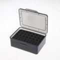 54-Cell AA AAA Battery Storage Organizer Box & Dispenser Battery Storage Organizer QXL Gray