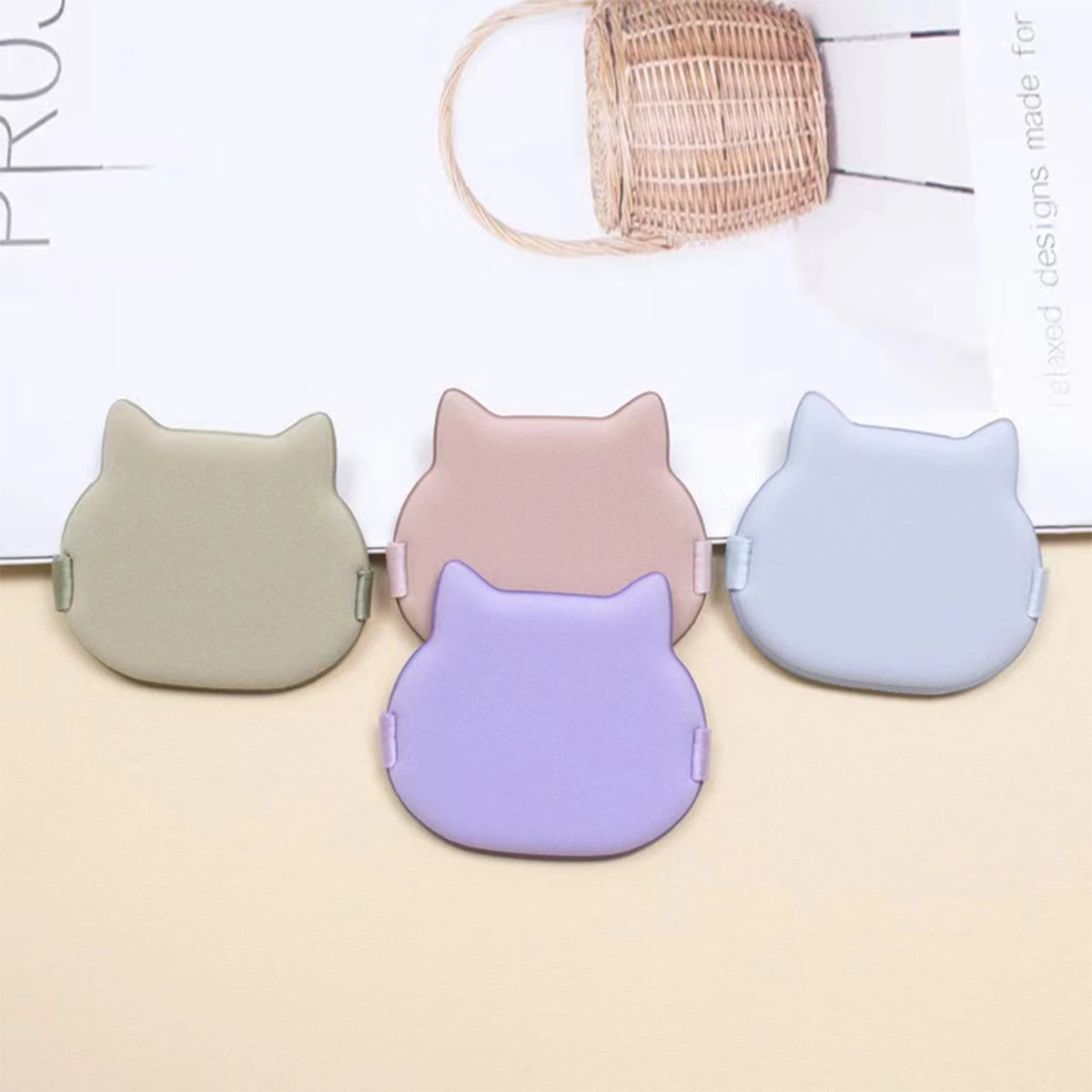 Cat Head Air Cushion Powder Puff – Dry/Wet Makeup Sponge Makeup Sponge Puff QXL