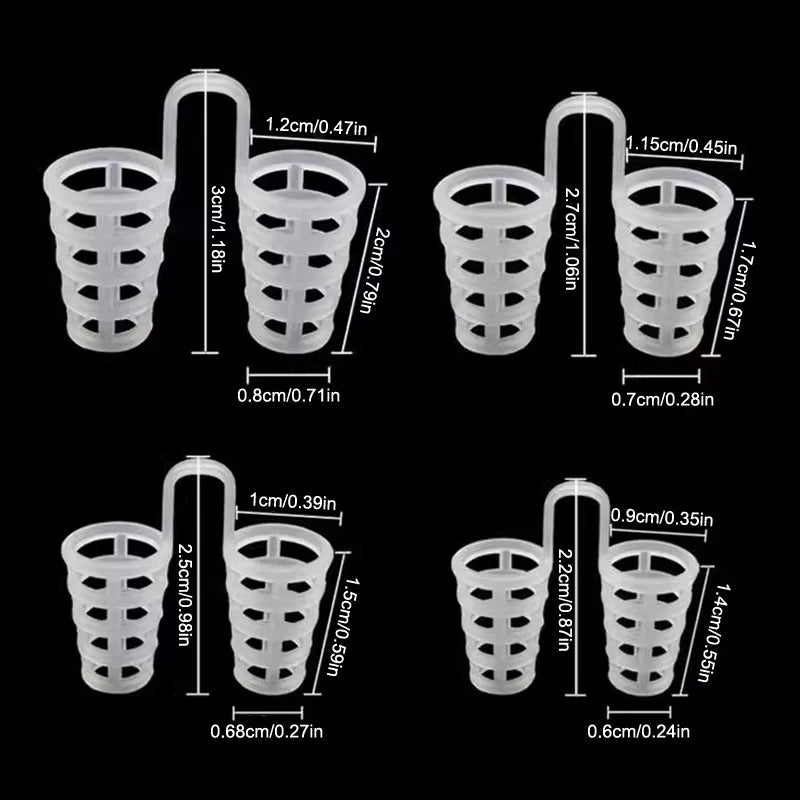 Silicone Nasal Dilators for Better Sleep | 4 & 8 Pack Nasal Dilator QXL