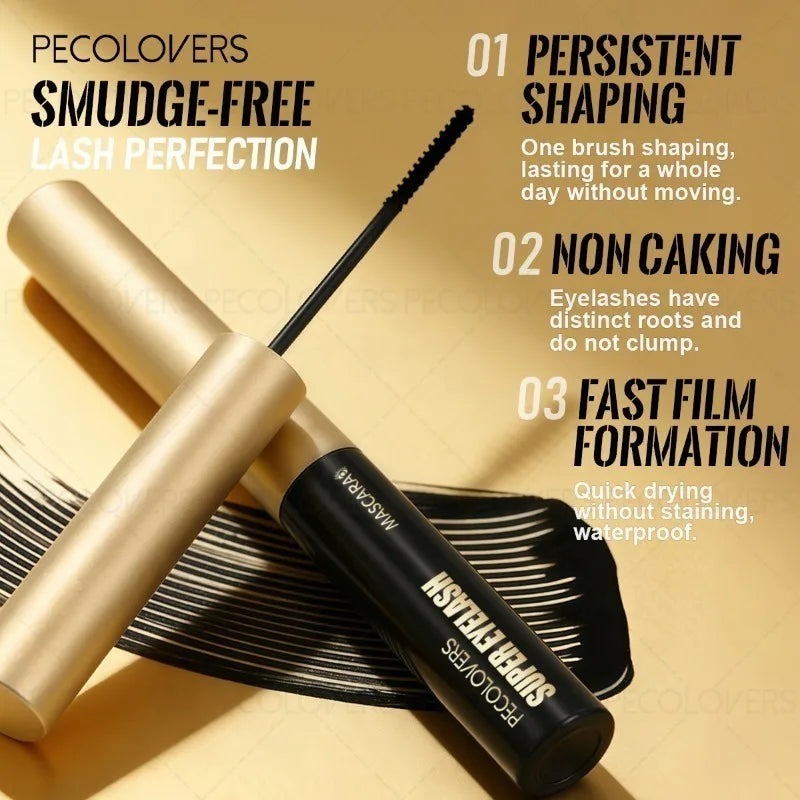 PECOLOVERS Black Mascara – Volumizing & Lengthening Lashes Mascara QXL