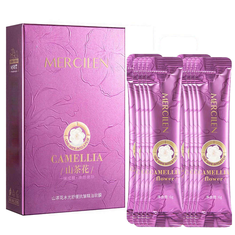 Camellia Peel-Off Face Mask | Hydrating & Firming 10-Pack Peel-Off Face Mask QXL