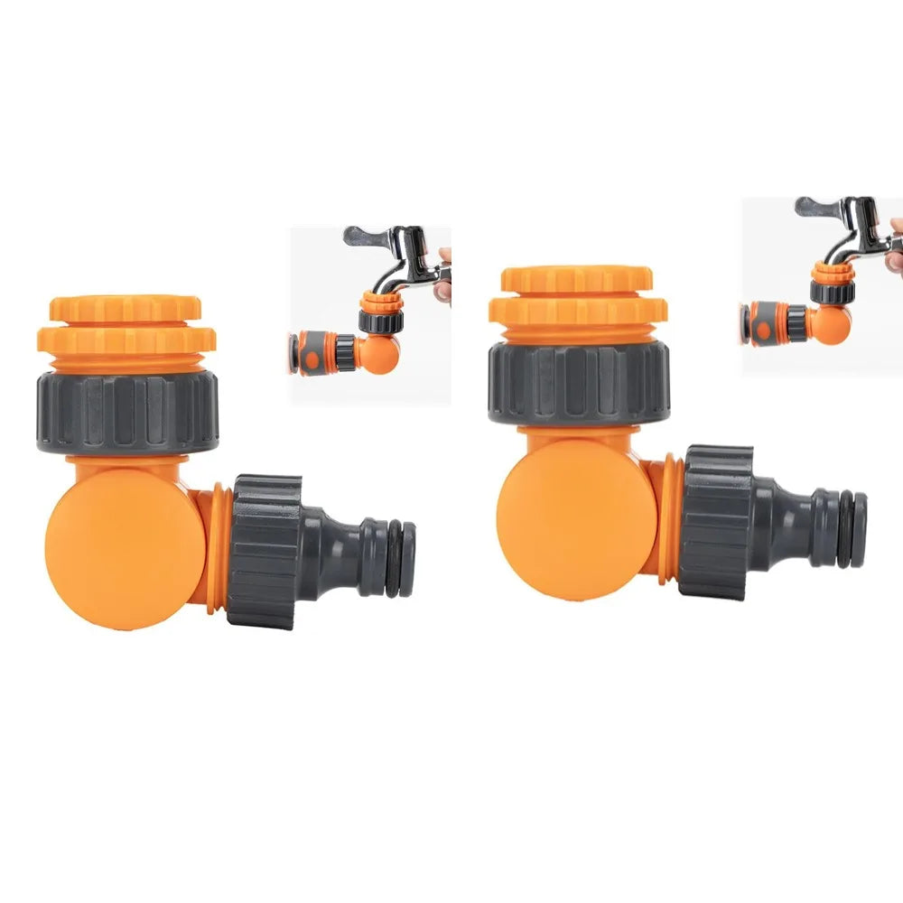 360° Swivel Garden Hose Faucet Quick Connect Adapter Hose Faucet Adapter QXL 2PCS