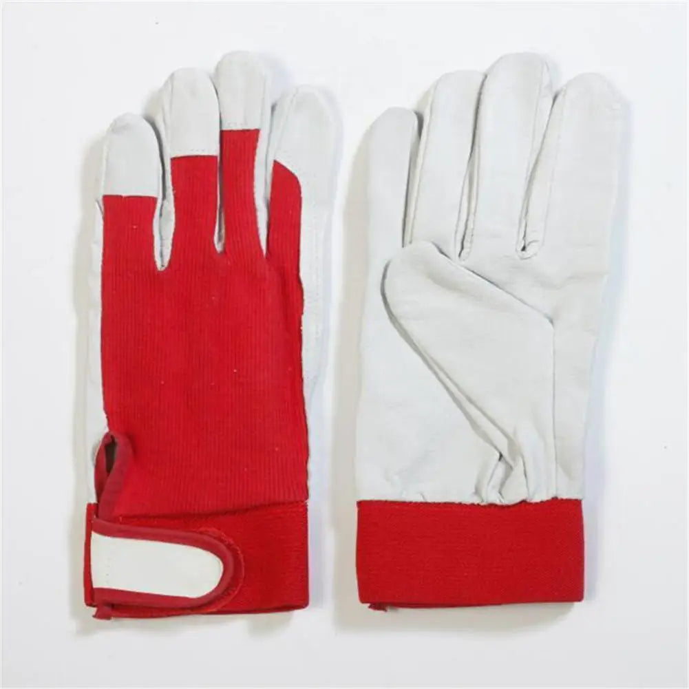Goatskin Leather TIG MIG Welding & Mechanic Work Gloves Leather Work Gloves QXL MULTI