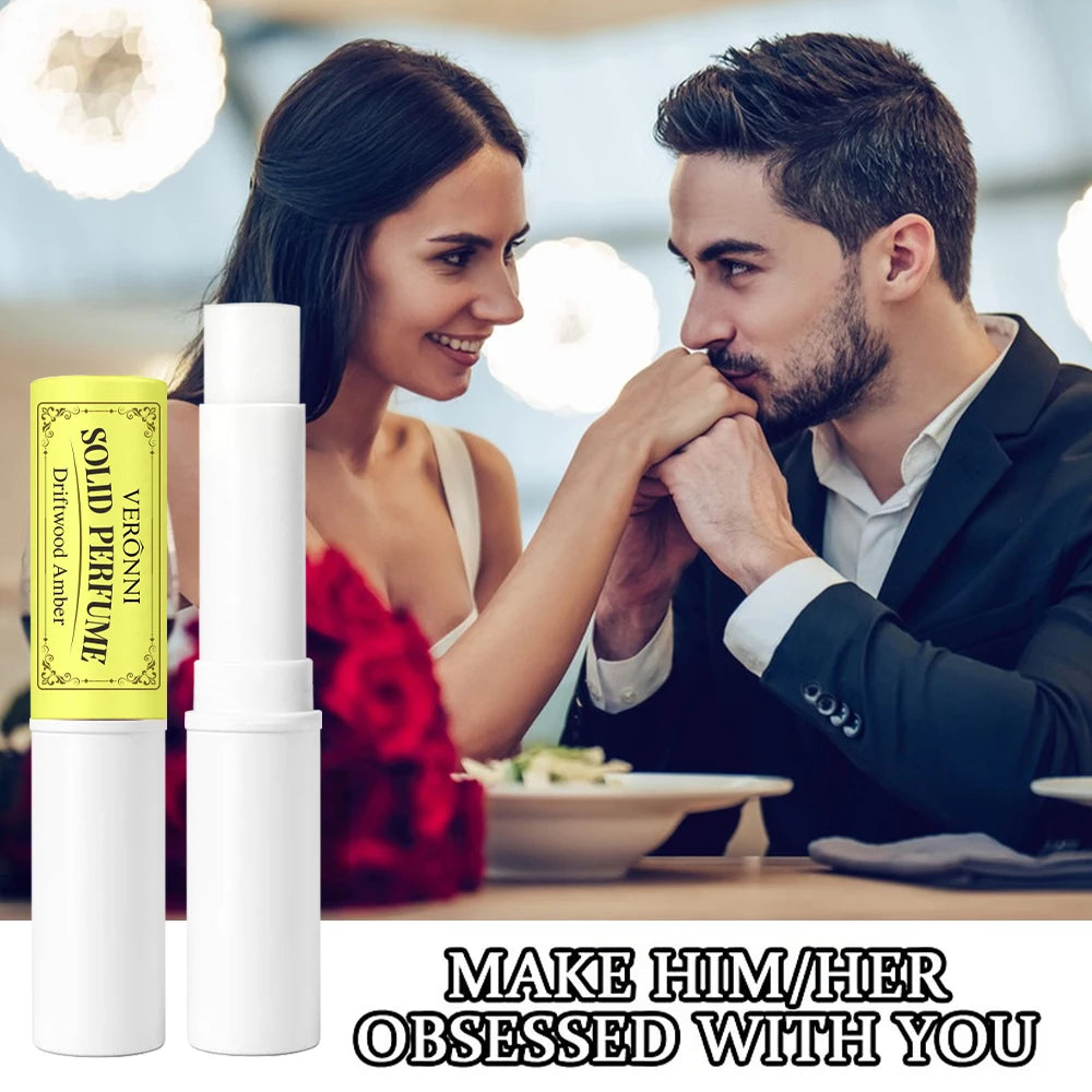 Solid Perfume Stick – Citrus Rose Woody Fragrance Balm Solid Perfume Balm QXL
