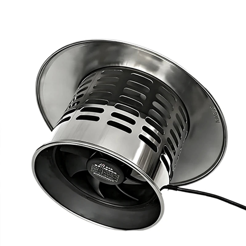 110mm Solar Stainless Steel Chimney Cap & Exhaust Vent + 12W Panel Solar Exhaust Vent Cap QXL