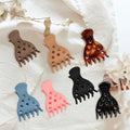 7-Pack Root Lift Claw Clips for Curly Hair | No-Crease Hair Root Clip QXL Blue