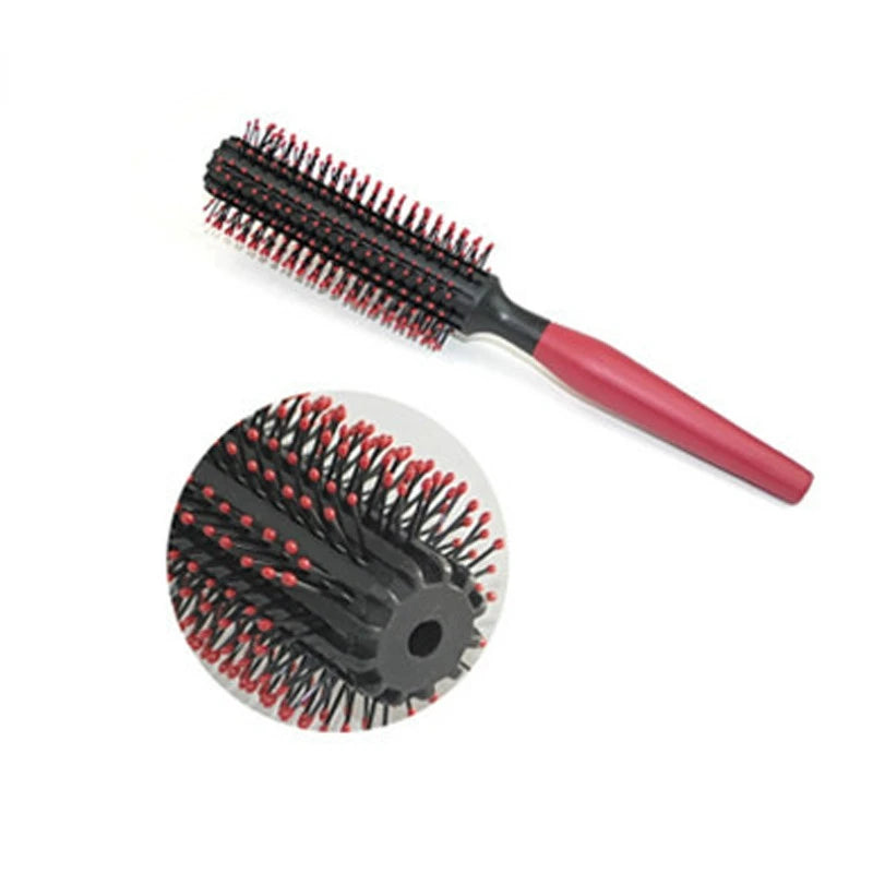 Spiral Round Brush Quiff Roller Curl Comb | Salon Barber Round Styling Comb QXL 1pcs