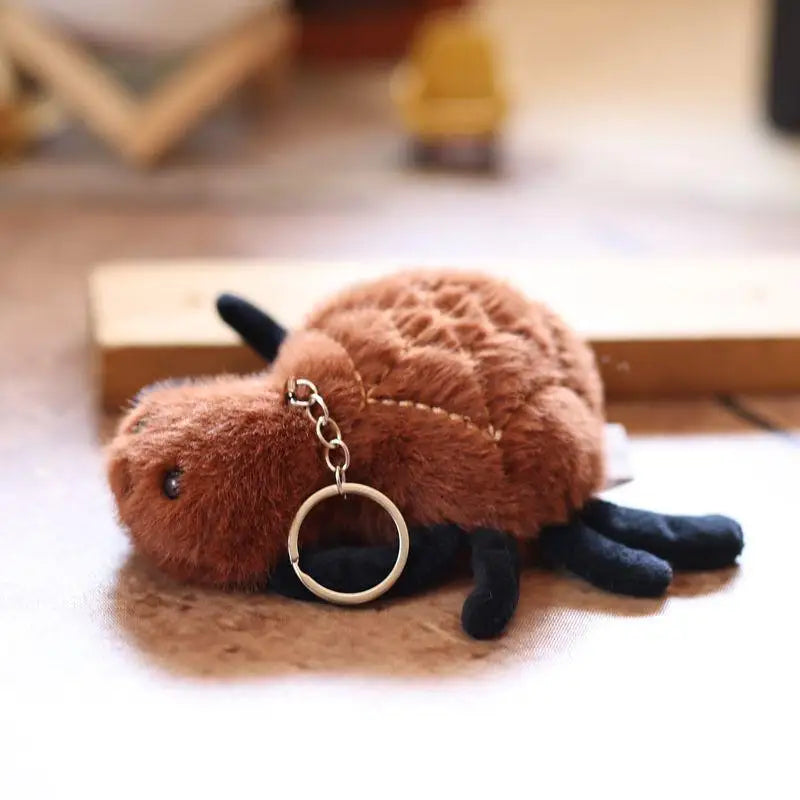 Snail & Bee Plush Keychain | Cute Stuffed Insect Bag Charm Plush Keychain QXL A4