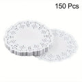 150-Pack Round Lace Paper Doilies | Cupcake & Party Decor Paper Doilies QXL 150pcs