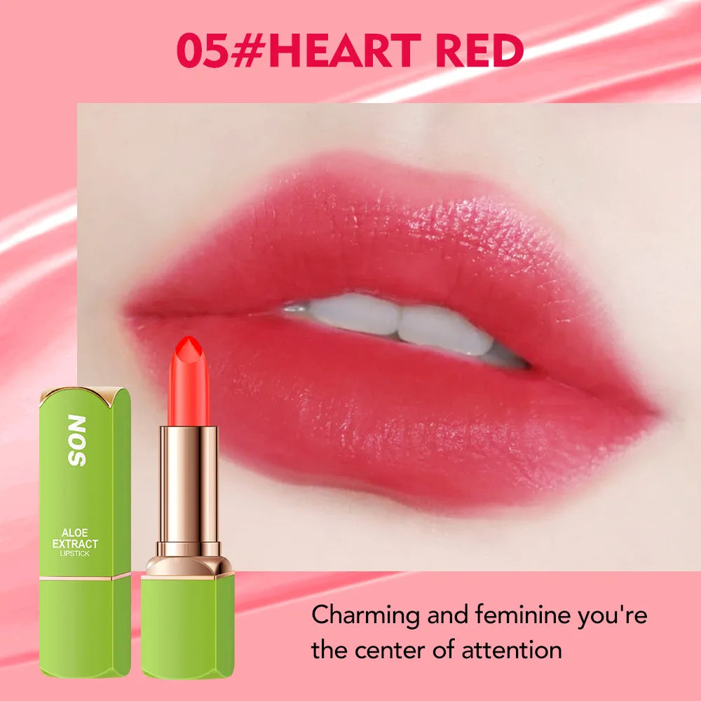 Aloe Vera Color-Changing Lipstick | Hydrating Moisturizing Color-Changing Lipstick QXL 05