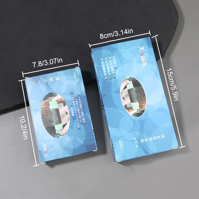 Ultra-Thin Hair Perming Paper 300/500 Pcs | Salon Perm Paper Hair Perming Paper QXL