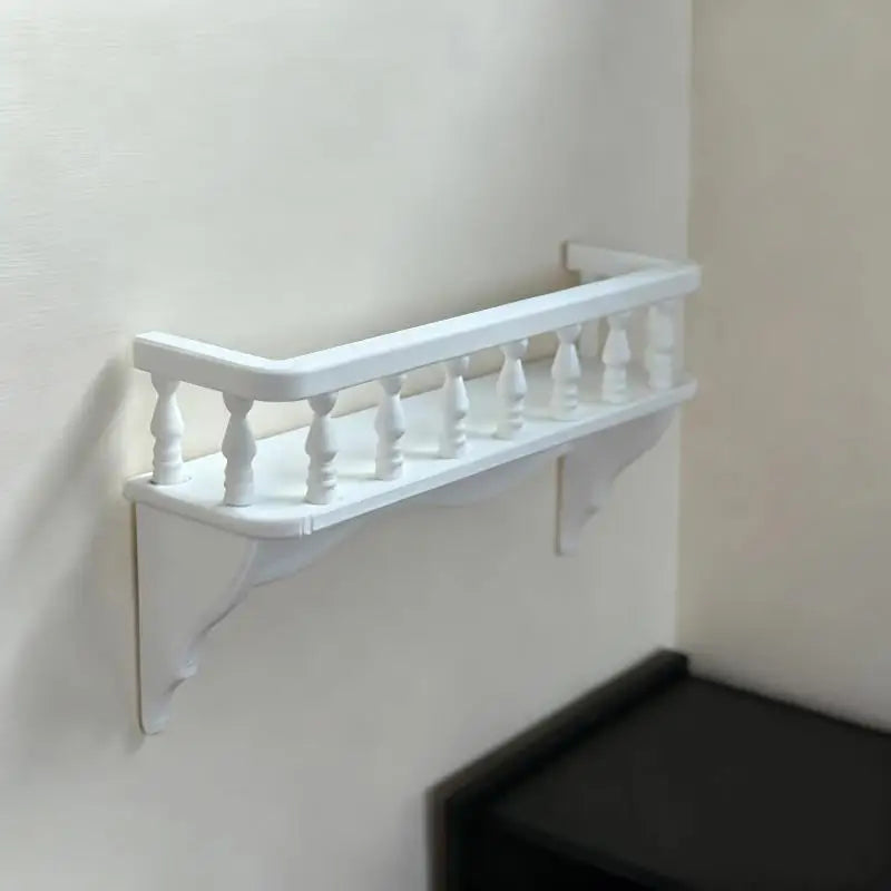 1:12 Dollhouse Wall Mounted Storage Rack Miniature Accessory Dollhouse Miniature QXL