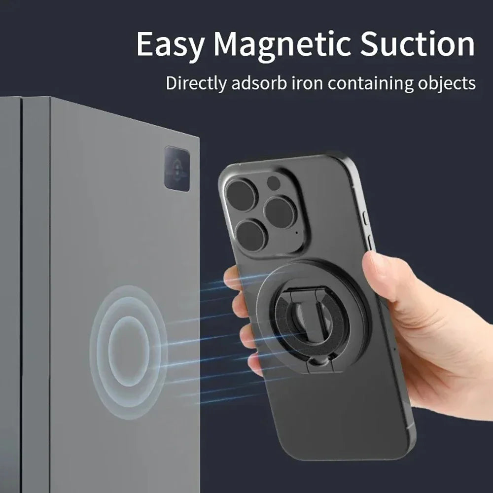 Double-Sided Magnetic Phone Ring Holder & Folding Stand Phone Ring Stand QXL