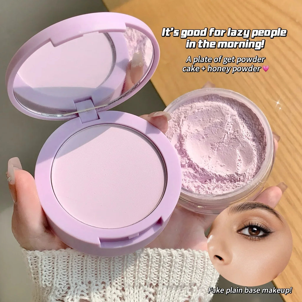 Dual-Effect Pressed Powder Compact | Concealer & Contour Pressed Powder Compact QXL