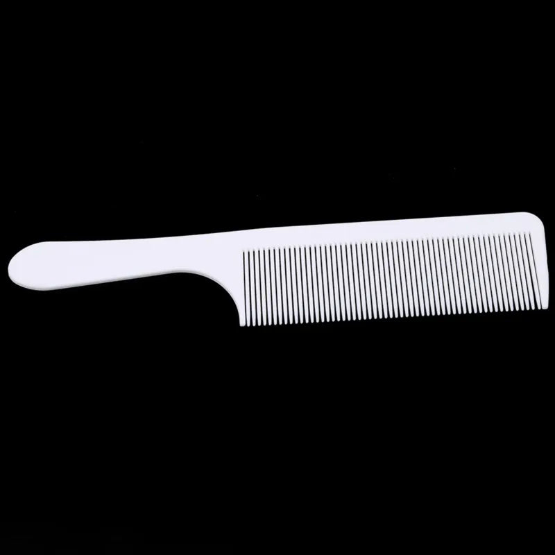 Heat Resistant Antistatic Carbon Cutting Comb | Barber Salon Hair Cutting Comb QXL White