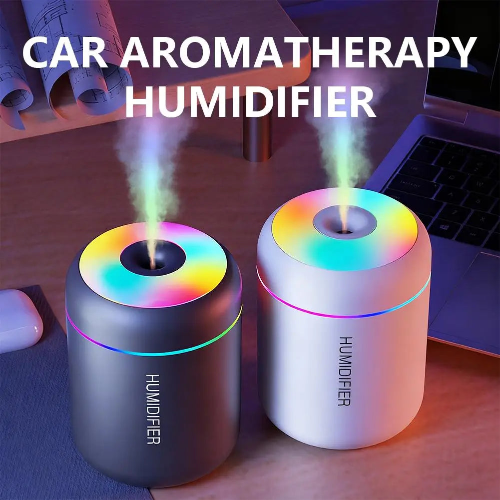 Mini USB Humidifier & Aroma Diffuser | 7-Color Ambient Light Mini Aroma Humidifier QXL
