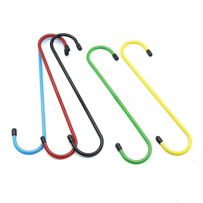 2-Pack S-Hook Brake Caliper Hangers with Rubber Tips Brake Caliper Hook QXL