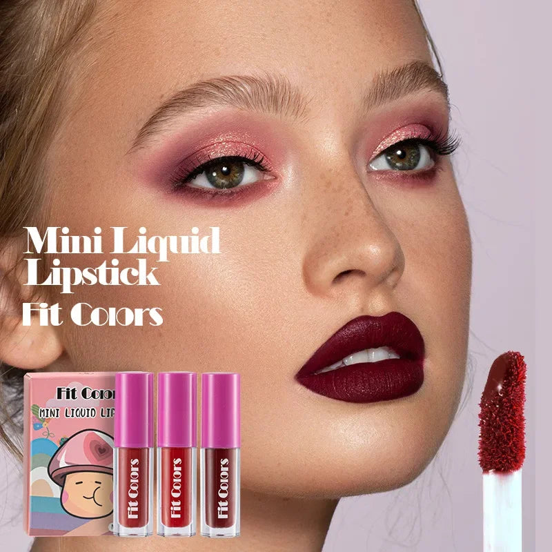 Fit Colors 3-Pc Fruit Lip Oil Set | Avocado Strawberry Peach Gloss Lip Oil Gloss Set QXL