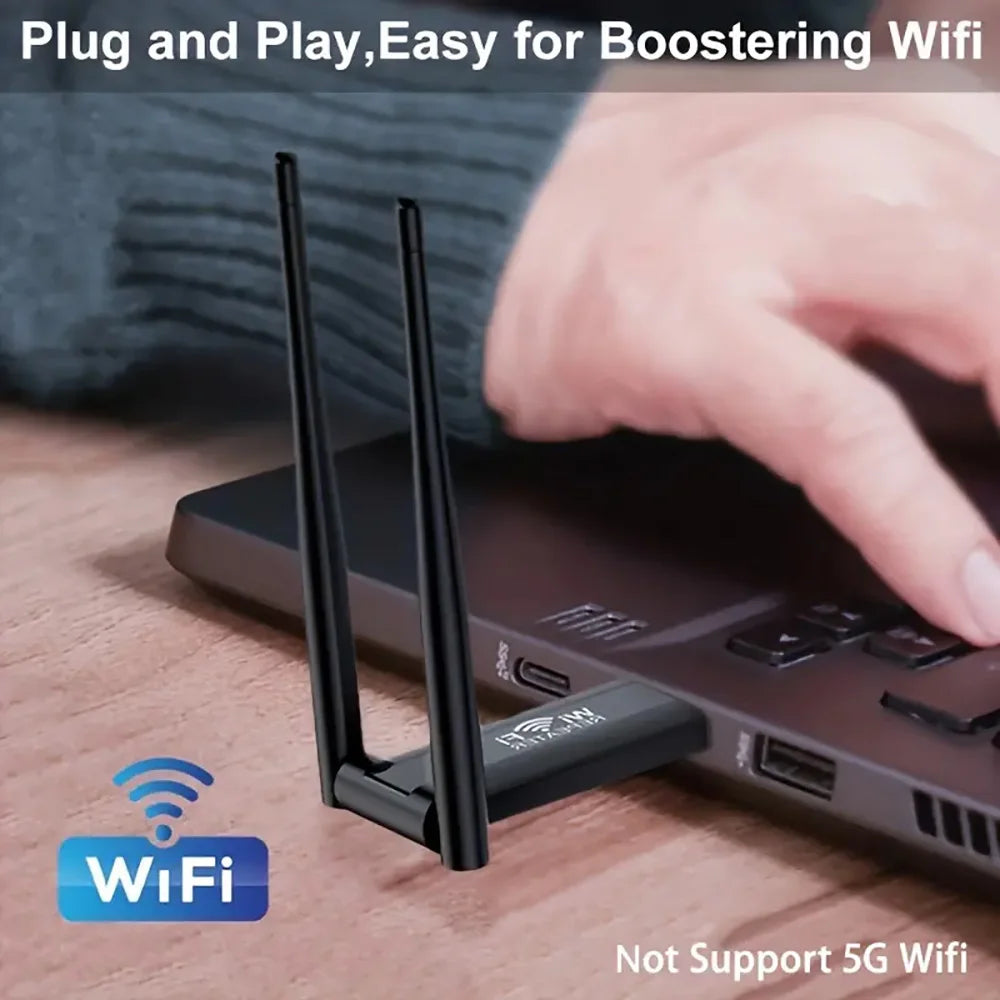 300Mbps USB WiFi Repeater 2.4GHz Wireless Signal Extender WiFi Signal Extender QXL