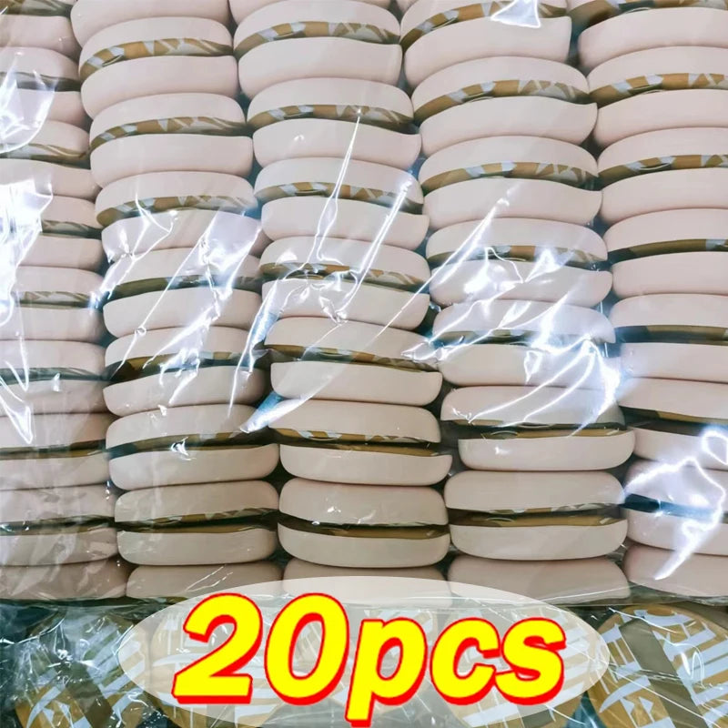 20-Pack Large Soft Sponge Makeup Puffs | Foundation & Concealer Makeup Sponge Puffs QXL