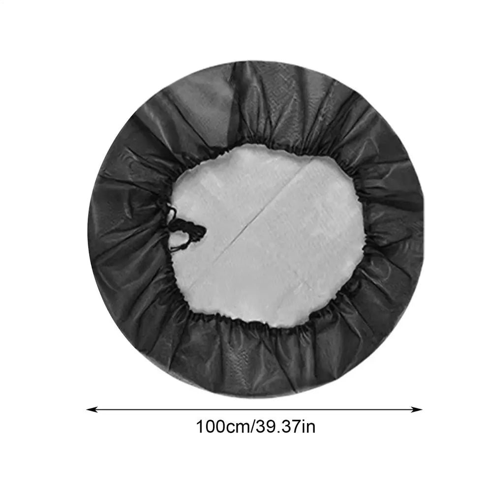 Rain Barrel Filter Screen Cover | Adjustable Drawstring Mesh Rain Barrel Cover QXL 100cm