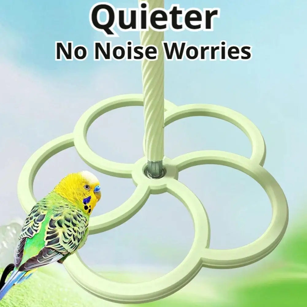 Rotating Windmill Bird Toy | Treat Dispenser for Parrot & Conure Bird Cage Toy QXL