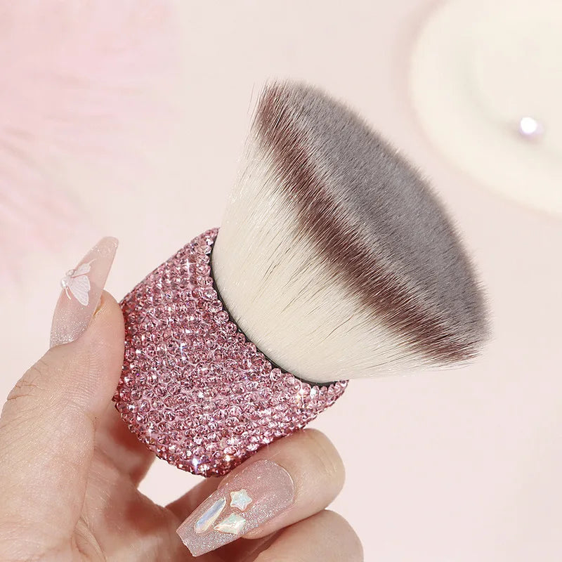 Extra-Large Flat Powder & Nail Cleaning Brush | Highlighter Powder Makeup Brush QXL
