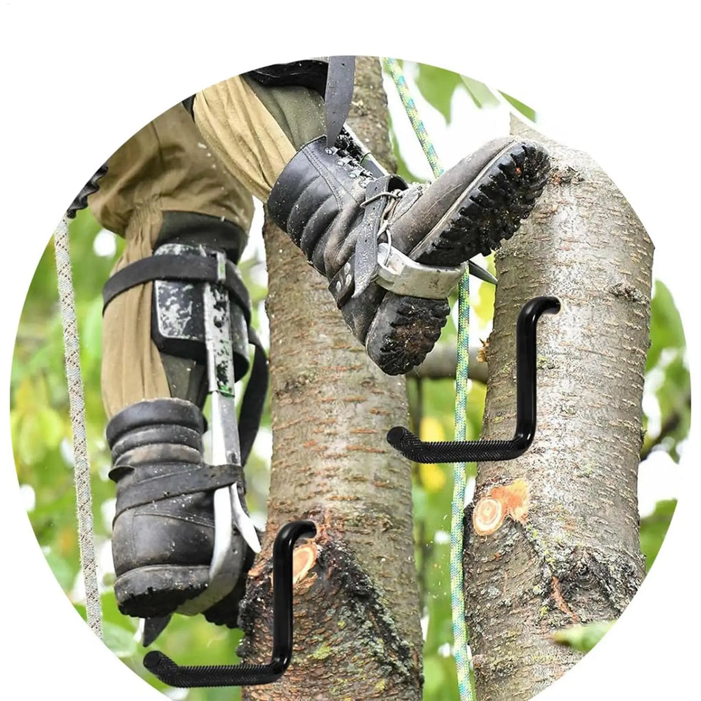 Screw-In Tree Stand Steps | Steel Climbing Steps & Bow Hanger Tree Stand Steps QXL