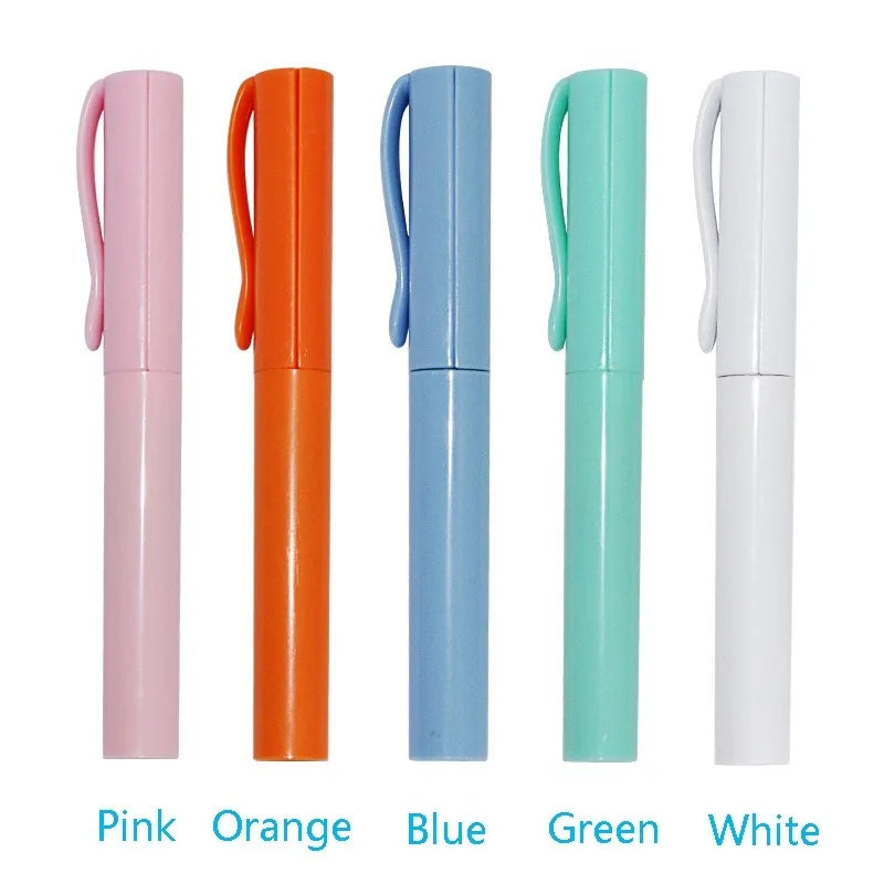 Mini Folding Pen Scissors | Portable Stainless Steel Art Scissors Mini Folding Scissors QXL Orange