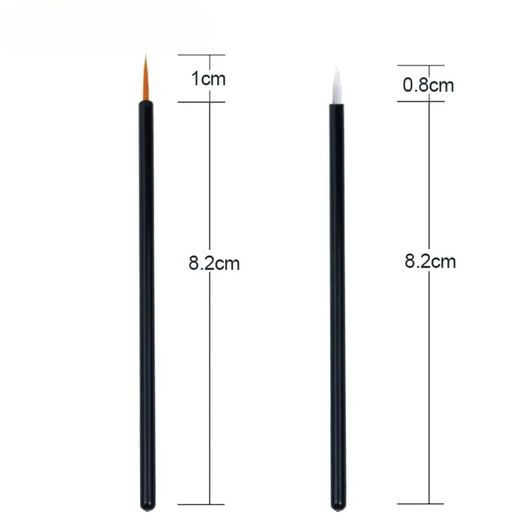 50-Pack Gel Liner & Nail Art Brushes | Eyeliner Painting Pens Nail Art Brush Set QXL