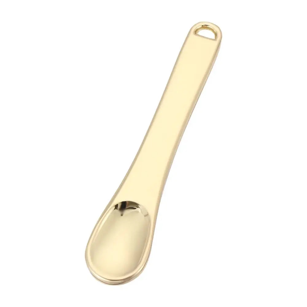 Mini Metal Cosmetic Scoop Spoon | Reusable Makeup & Skincare Tool Cosmetic Scoop Spoon QXL