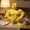 Muscular Duck Figurine | Funny Desk & Garden Decor Gift Novelty Figurine QXL 1pc