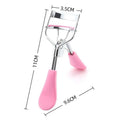 YOVIP Carbon Steel Eyelash Curler | Portable 1 or 5 Pack Eyelash Curler QXL Pink