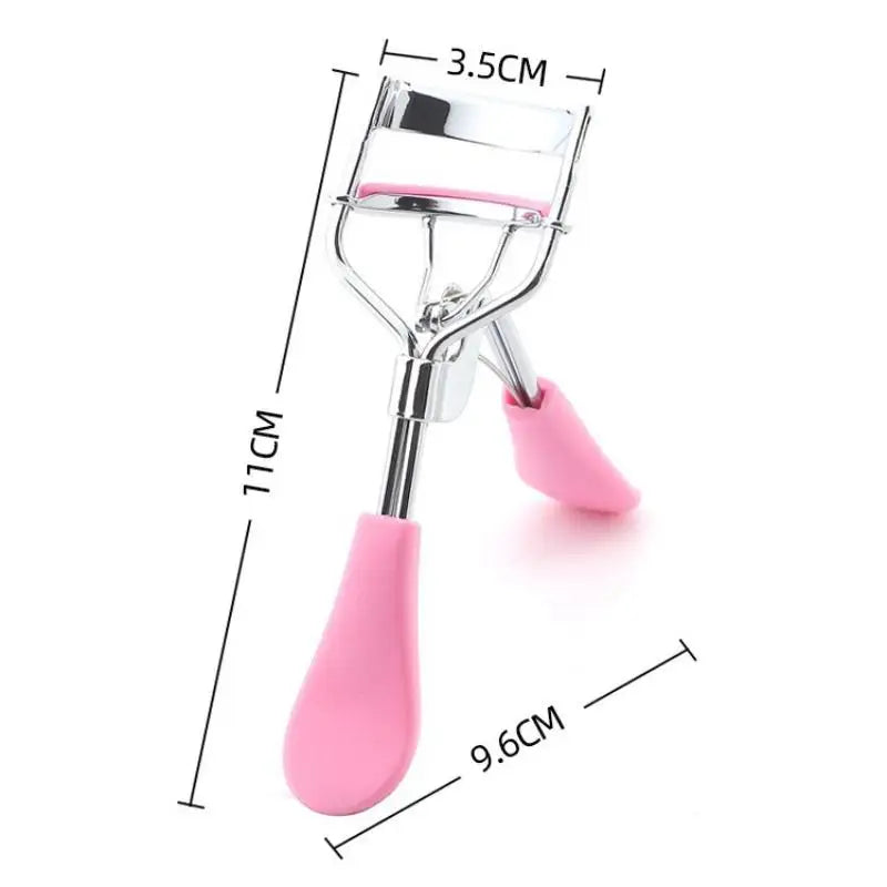 YOVIP Carbon Steel Eyelash Curler | Portable 1 or 5 Pack Eyelash Curler QXL Pink