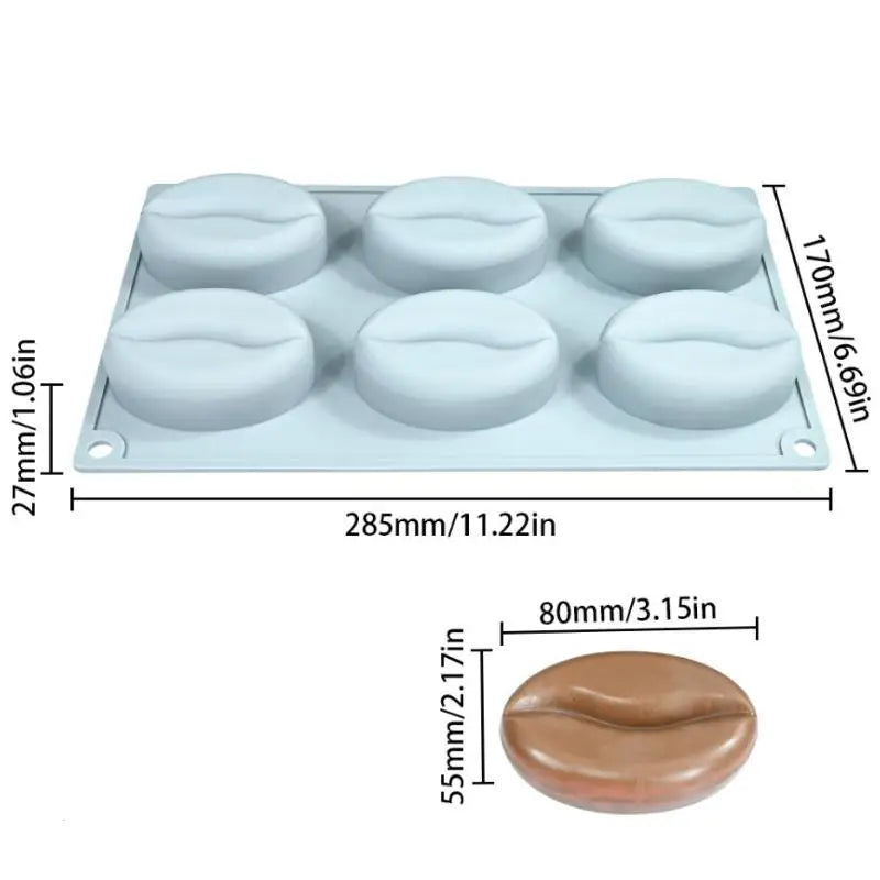 Nut-Shaped Silicone Molds – Almond Pistachio Walnut Bakeware Silicone Baking Mold QXL A5