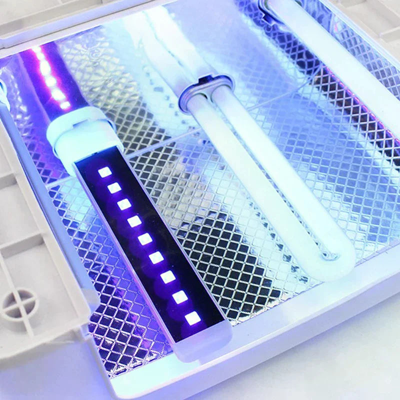 9W UV LED Nail Lamp Bulb | 9 LEDs Dual Wavelength Gel Curing Nail Lamp Bulb QXL