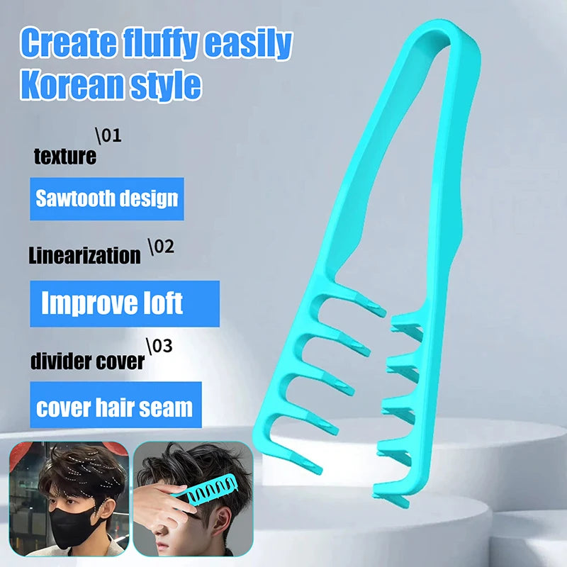Volumizing Wide-Tooth Hair Texture Comb | Dual-Side Styling Hair Styling Comb QXL
