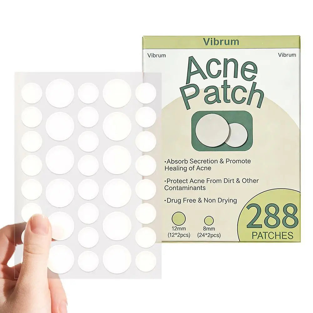 Hydrocolloid Pimple Patches with Tea Tree Oil | 72 or 288 Pack Acne Pimple Patches QXL 288 counts